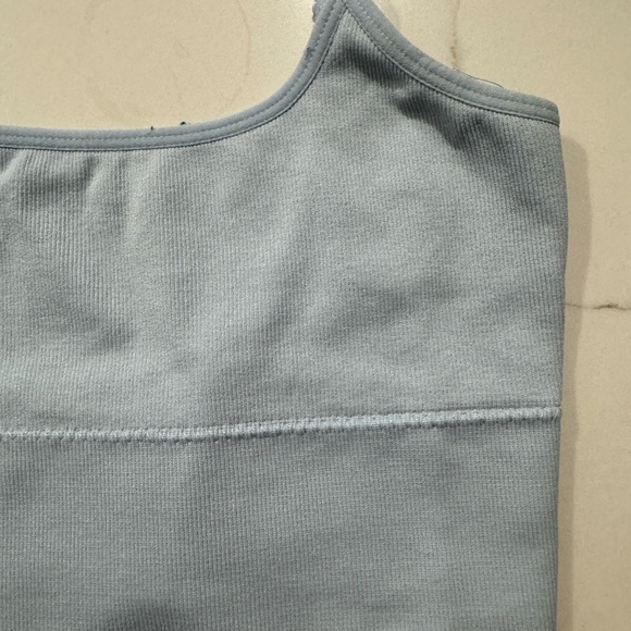 Garage:Cropped Light Blue Tank Top - Picture 2 of 4